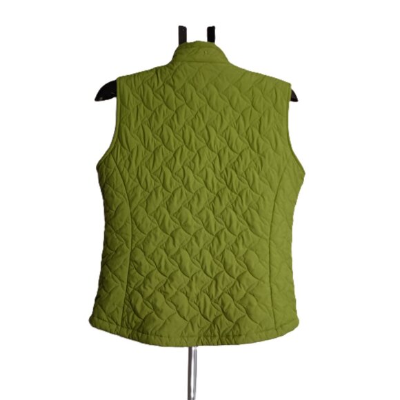 Royal Robbins Green Packable Quilted Outdoor Cottagecore Vest Women’s L - Large - Picture 3 of 16